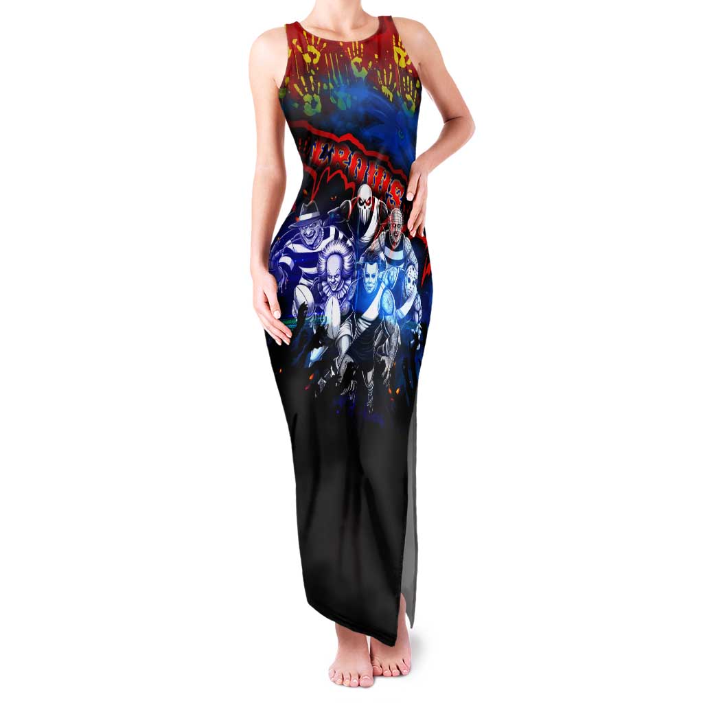 Step Into Horror Domain Crows Football Family Matching Tank Maxi Dress and Hawaiian Shirt Halloween Horror Movie Characters - Aussie Hoodie