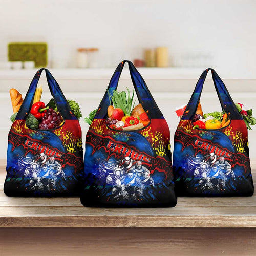 Step Into Horror Domain Crows Football Grocery Bag Halloween Horror Movie Characters - Aussie Hoodie