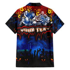 Step Into Horror Domain Crows Football Hawaiian Shirt Halloween Horror Movie Characters - Aussie Hoodie