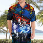 Step Into Horror Domain Crows Football Hawaiian Shirt Halloween Horror Movie Characters - Aussie Hoodie
