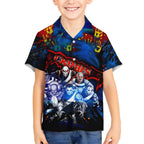 Step Into Horror Domain Crows Football Hawaiian Shirt Halloween Horror Movie Characters - Aussie Hoodie