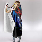 Step Into Horror Domain Crows Football Hooded Blanket Halloween Horror Movie Characters - Aussie Hoodie