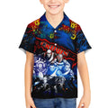 Step Into Horror Domain Crows Football Kid Hawaiian Shirt Halloween Horror Movie Characters - Aussie Hoodie