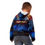 Step Into Horror Domain Crows Football Kid Hoodie Halloween Horror Movie Characters - Aussie Hoodie
