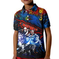 Step Into Horror Domain Crows Football Kid Polo Shirt Halloween Horror Movie Characters - Aussie Hoodie