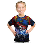 Step Into Horror Domain Crows Football Kid T Shirt Halloween Horror Movie Characters - Aussie Hoodie