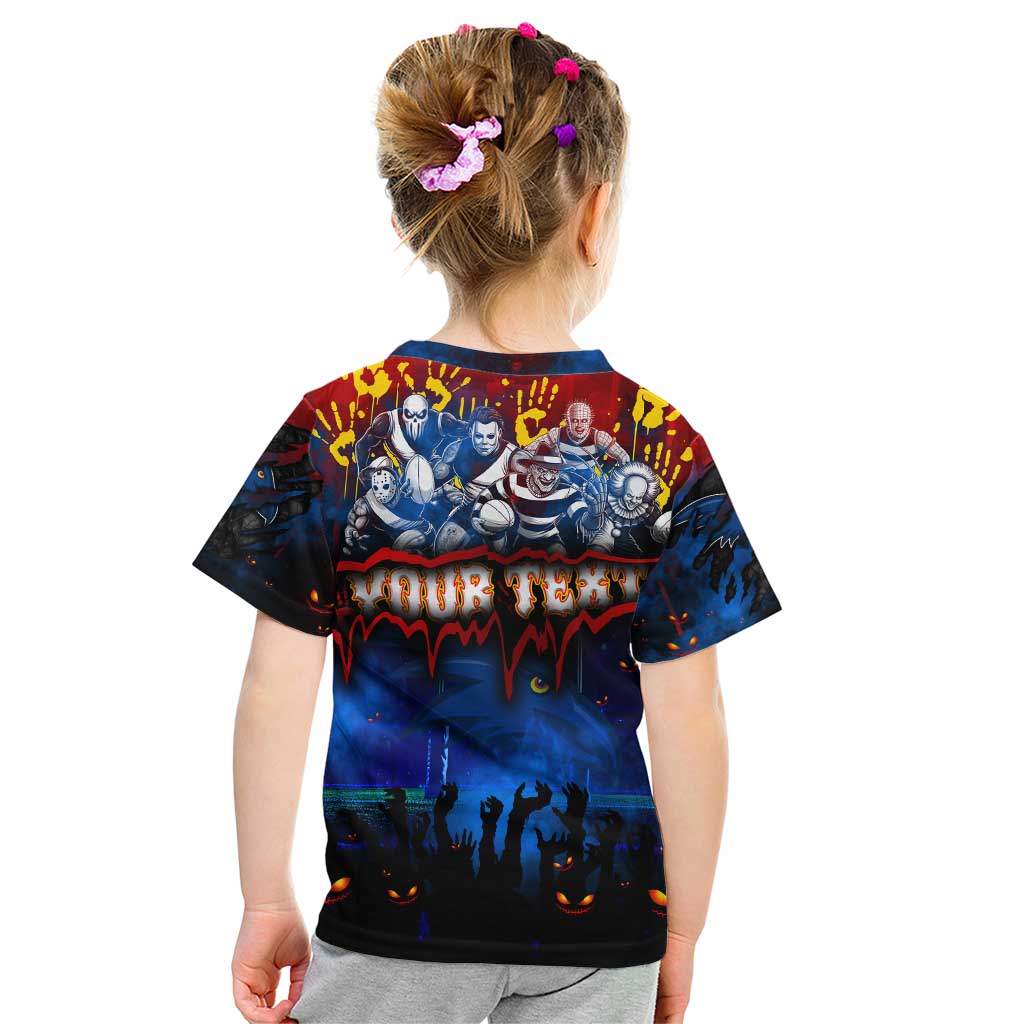 Step Into Horror Domain Crows Football Kid T Shirt Halloween Horror Movie Characters - Aussie Hoodie