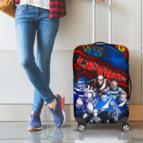 Step Into Horror Domain Crows Football Luggage Cover Halloween Horror Movie Characters - Aussie Hoodie