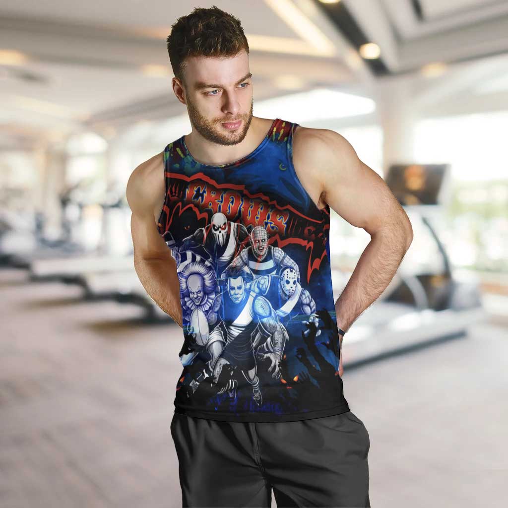 Step Into Horror Domain Crows Football Men Tank Top Halloween Horror Movie Characters - Aussie Hoodie