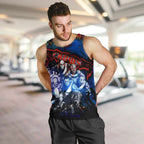Step Into Horror Domain Crows Football Men Tank Top Halloween Horror Movie Characters - Aussie Hoodie