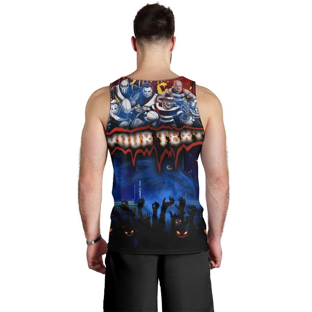 Step Into Horror Domain Crows Football Men Tank Top Halloween Horror Movie Characters - Aussie Hoodie