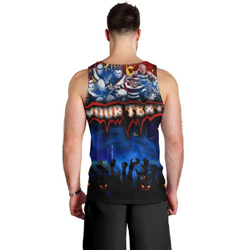 Step Into Horror Domain Crows Football Men Tank Top Halloween Horror Movie Characters - Aussie Hoodie