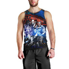 Step Into Horror Domain Crows Football Men Tank Top Halloween Horror Movie Characters - Aussie Hoodie