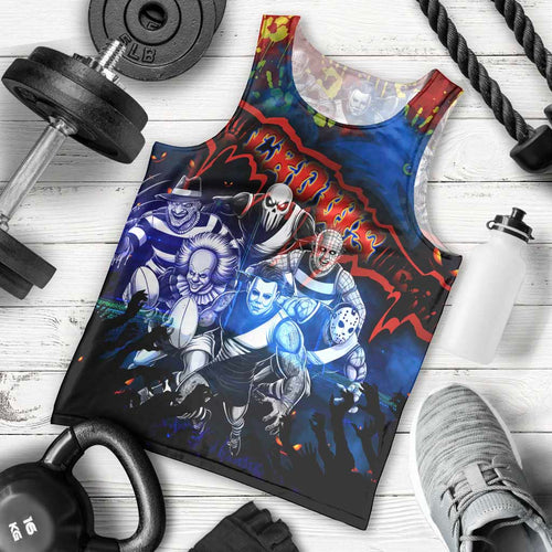 Step Into Horror Domain Crows Football Men Tank Top Halloween Horror Movie Characters - Aussie Hoodie