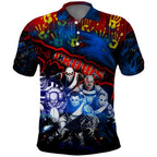 Step Into Horror Domain Crows Football Polo Shirt Halloween Horror Movie Characters - Aussie Hoodie
