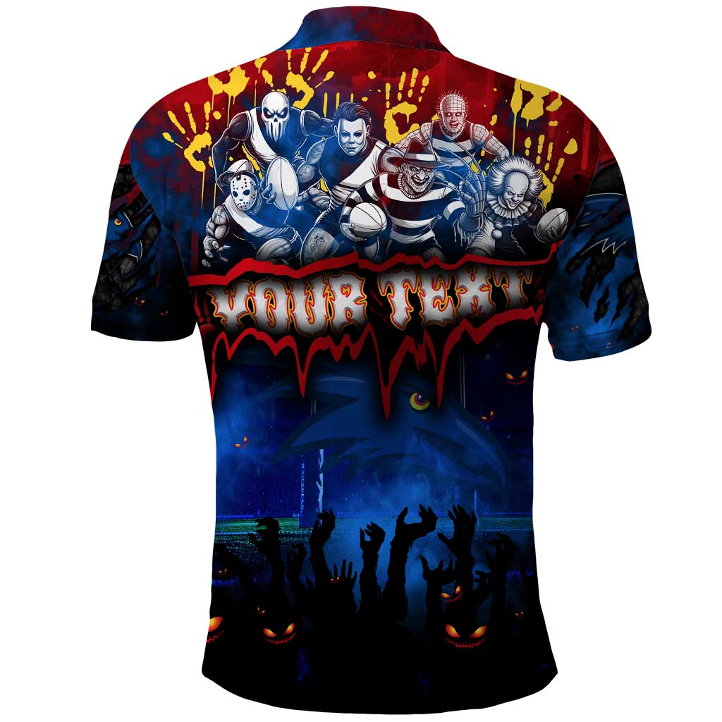 Step Into Horror Domain Crows Football Polo Shirt Halloween Horror Movie Characters - Aussie Hoodie