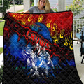 Step Into Horror Domain Crows Football Quilt Halloween Horror Movie Characters - Aussie Hoodie