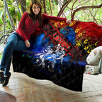 Step Into Horror Domain Crows Football Quilt Halloween Horror Movie Characters - Aussie Hoodie