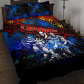 Step Into Horror Domain Crows Football Quilt Bed Set Halloween Horror Movie Characters - Aussie Hoodie