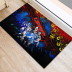 Step Into Horror Domain Crows Football Rubber Doormat Halloween Horror Movie Characters - Aussie Hoodie