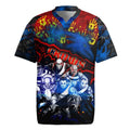 Step Into Horror Domain Crows Football Rugby Jersey Halloween Horror Movie Characters - Aussie Hoodie