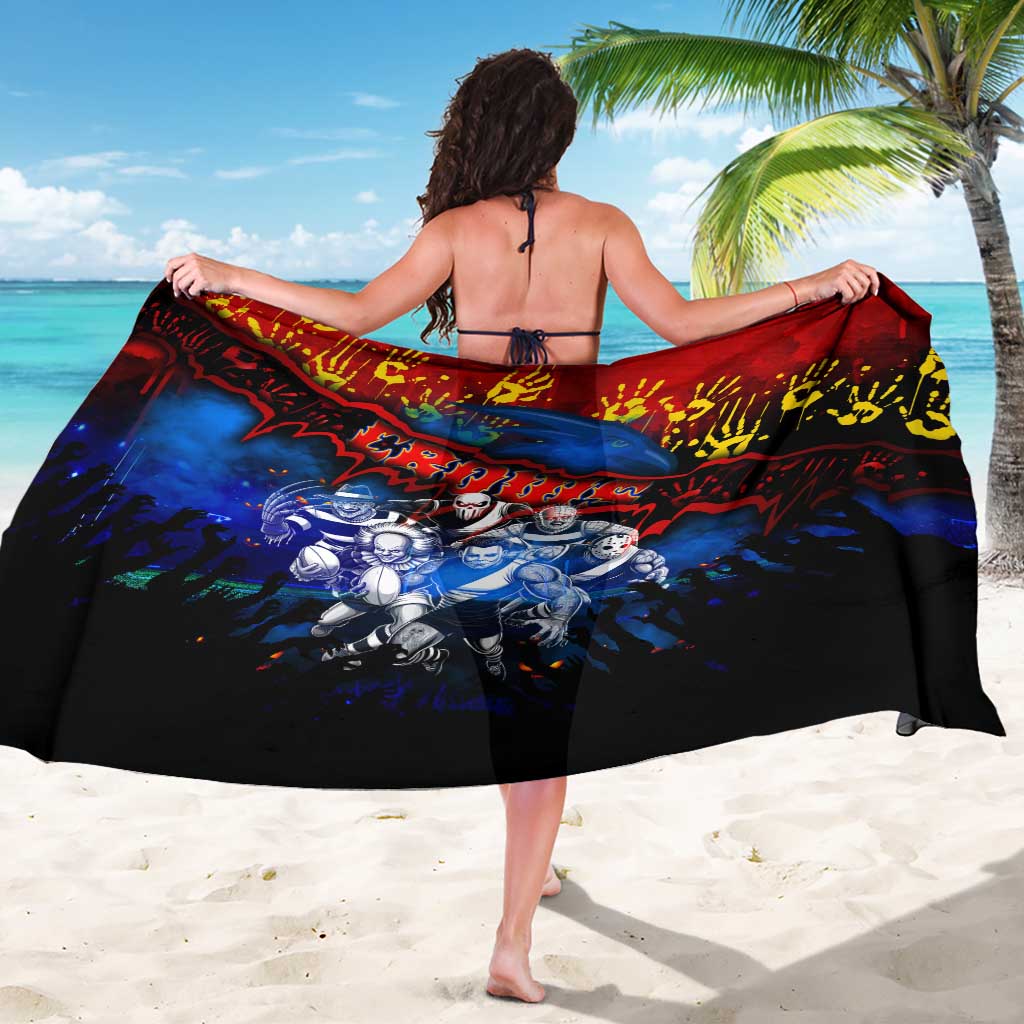Step Into Horror Domain Crows Football Sarong Halloween Horror Movie Characters - Aussie Hoodie