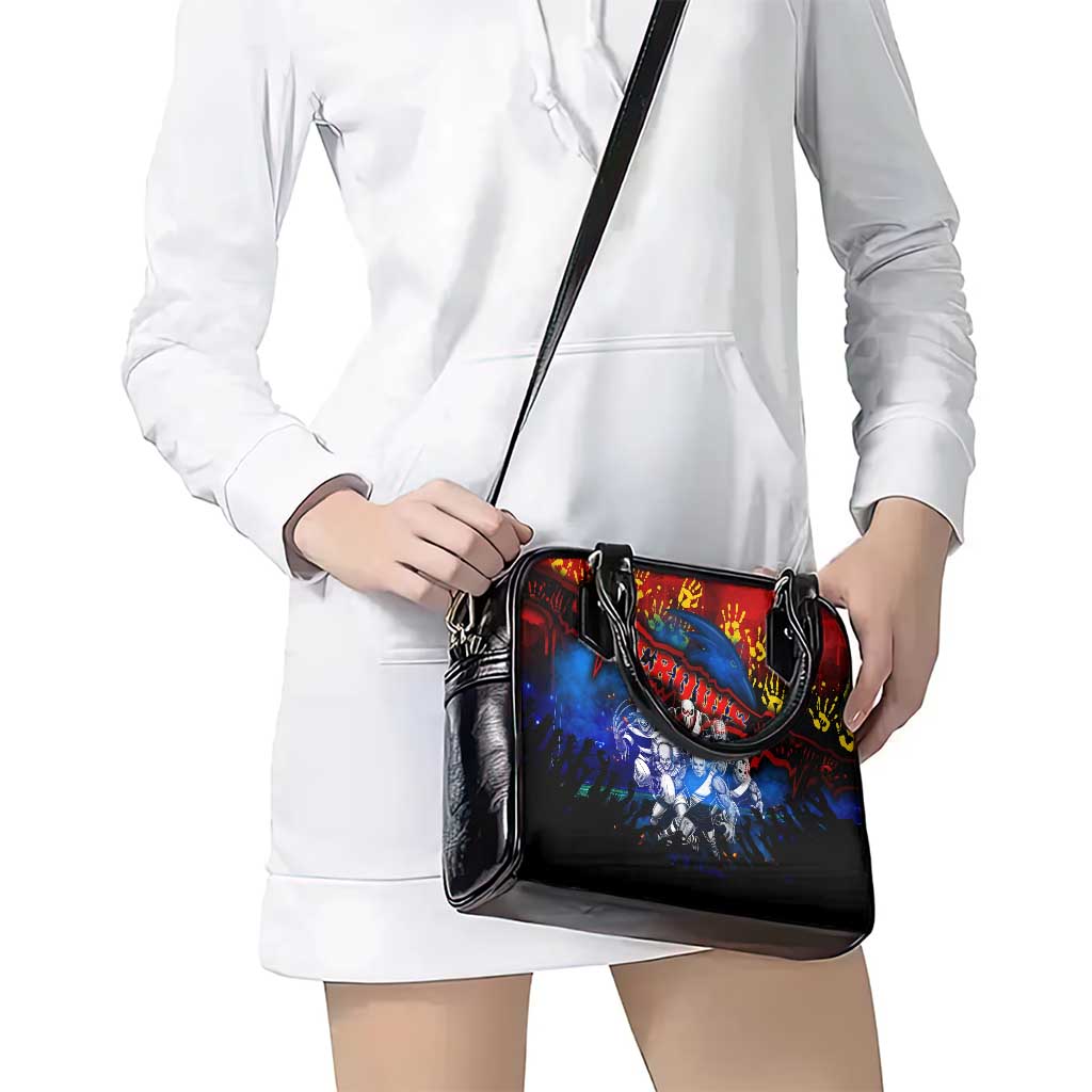 Step Into Horror Domain Crows Football Shoulder Handbag Halloween Horror Movie Characters - Aussie Hoodie