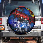 Step Into Horror Domain Crows Football Spare Tire Cover Halloween Horror Movie Characters - Aussie Hoodie