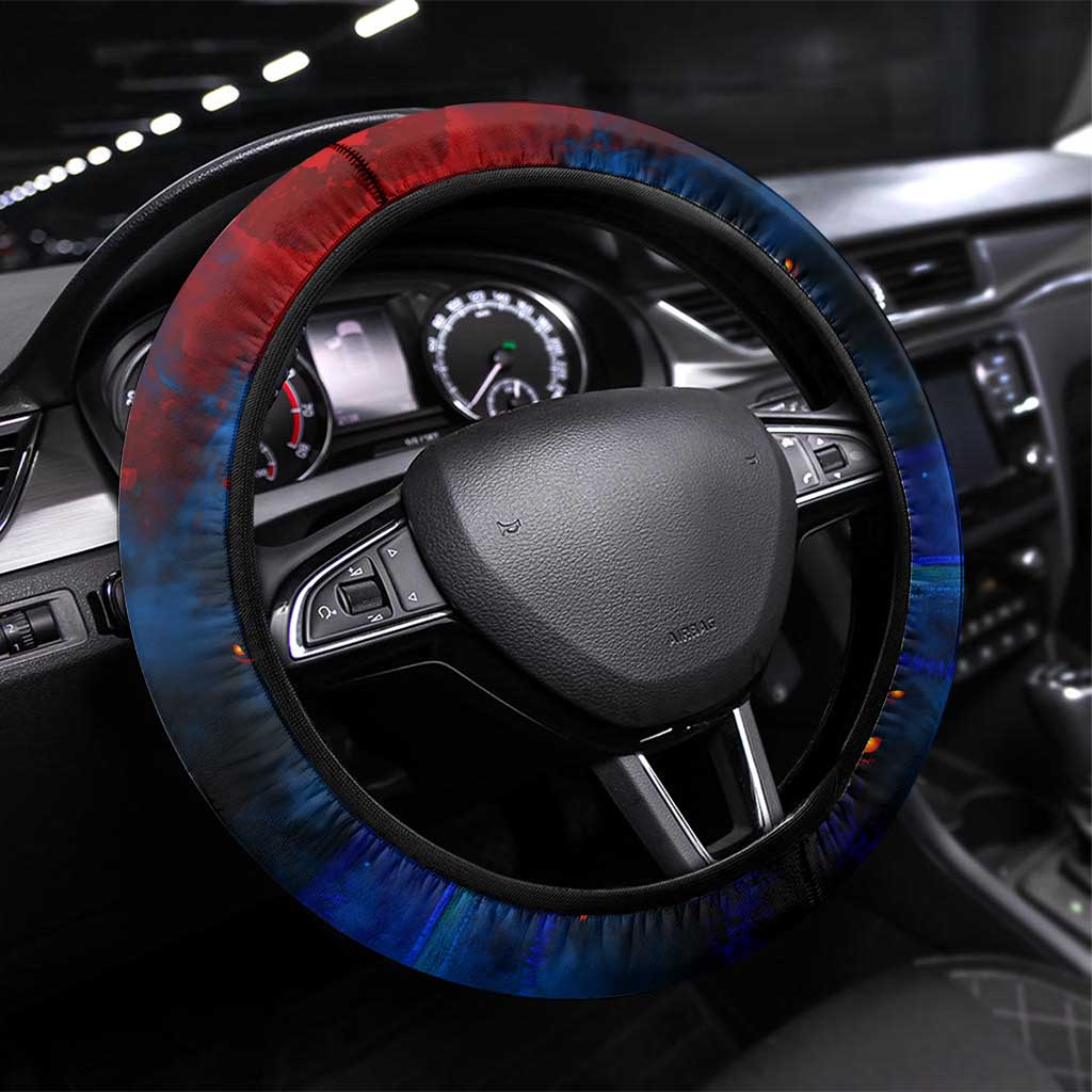 Step Into Horror Domain Crows Football Steering Wheel Cover Halloween Horror Movie Characters - Aussie Hoodie