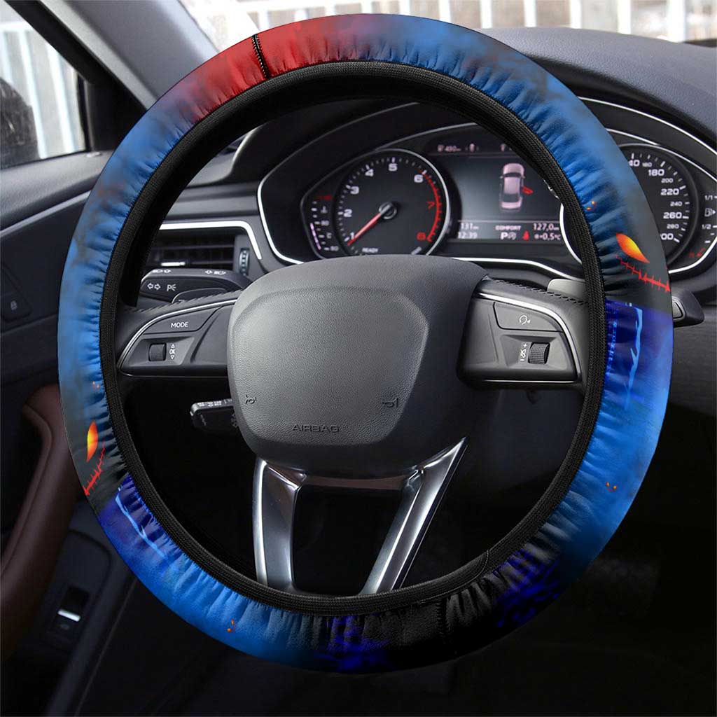 Step Into Horror Domain Crows Football Steering Wheel Cover Halloween Horror Movie Characters - Aussie Hoodie