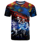 Step Into Horror Domain Crows Football T Shirt Halloween Horror Movie Characters - Aussie Hoodie