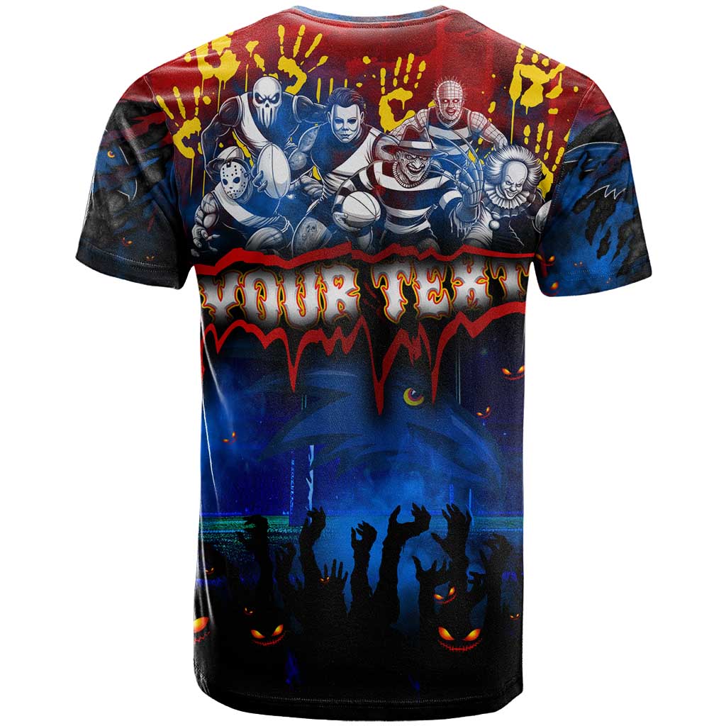 Step Into Horror Domain Crows Football T Shirt Halloween Horror Movie Characters - Aussie Hoodie