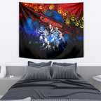 Step Into Horror Domain Crows Football Tapestry Halloween Horror Movie Characters - Aussie Hoodie