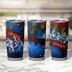 Step Into Horror Domain Crows Football Tumbler Cup Halloween Horror Movie Characters - Aussie Hoodie