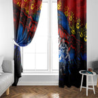 Step Into Horror Domain Crows Football Window Curtain Halloween Horror Movie Characters - Aussie Hoodie