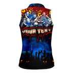 Step Into Horror Domain Crows Football Women Sleeveless Polo Shirt Halloween Horror Movie Characters - Aussie Hoodie