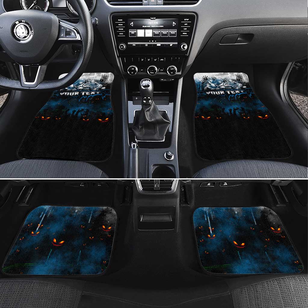 Step Into Horror Domain Blues Football Car Mats Halloween Horror Movie Characters - Aussie Hoodie