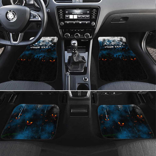 Step Into Horror Domain Blues Football Car Mats Halloween Horror Movie Characters - Aussie Hoodie