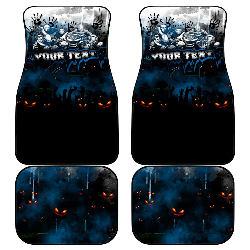 Step Into Horror Domain Blues Football Car Mats Halloween Horror Movie Characters - Aussie Hoodie