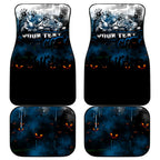 Step Into Horror Domain Blues Football Car Mats Halloween Horror Movie Characters - Aussie Hoodie