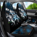 Step Into Horror Domain Blues Football Car Seat Cover Halloween Horror Movie Characters - Aussie Hoodie