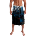 Step Into Horror Domain Blues Football Lavalava Halloween Horror Movie Characters - Aussie Hoodie