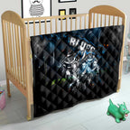 Step Into Horror Domain Blues Football Quilt Halloween Horror Movie Characters - Aussie Hoodie