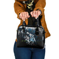 Step Into Horror Domain Blues Football Shoulder Handbag Halloween Horror Movie Characters - Aussie Hoodie