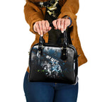 Step Into Horror Domain Blues Football Shoulder Handbag Halloween Horror Movie Characters - Aussie Hoodie