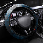 Step Into Horror Domain Blues Football Steering Wheel Cover Halloween Horror Movie Characters - Aussie Hoodie