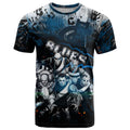 Step Into Horror Domain Blues Football T Shirt Halloween Horror Movie Characters - Aussie Hoodie