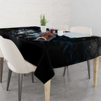 Step Into Horror Domain Blues Football Tablecloth Halloween Horror Movie Characters - Aussie Hoodie