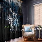 Step Into Horror Domain Blues Football Window Curtain Halloween Horror Movie Characters - Aussie Hoodie