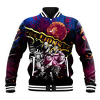 Step Into Horror Domain Lions Football Baseball Jacket Halloween Horror Movie Characters - Aussie Hoodie